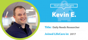 Featured Friday: Meet Kevin E.