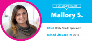 Featured Friday: Meet Mallory S.